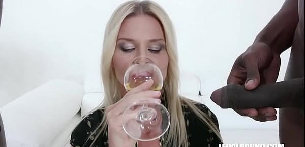  Nadya Basinger enjoys black cocks and black champagne IV360